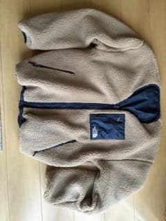 リバーシブルフリースジャケット ベージュ/ネイビーのサムネイル