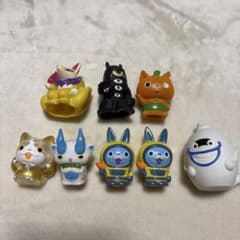 妖怪ウォッチ フィギュア 指人形8体セット ダイヤニャン、キュウビなど
