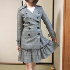 チェック柄コートのサムネイル