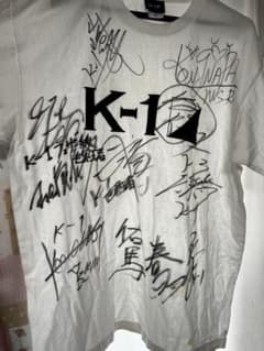 K-1世界チャンピオン　サイン入りTシャツ m43129456945_1.jpg?1748915940