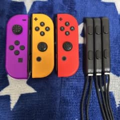 Nintendo Switch ジョイコン 3個+ストラップセットのサムネイル
