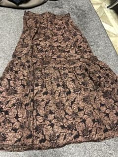 ラジエム　ジャガードスカート　花柄のサムネイル