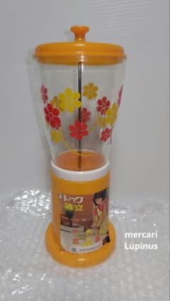 【未使用】トーワ　箸立　 東和化成株式会社　花柄　オレンジ　昭和レトロ 未使用】トーワ 箸立 東和化成株式会社 花柄 オレンジ 昭和レトロ