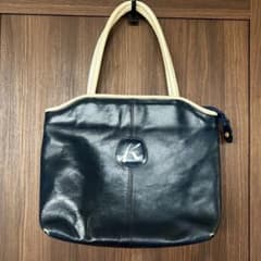 レア】Kitamura ネイビー バッグ キタムラ レトロ ヴィンテージ - メルカリ