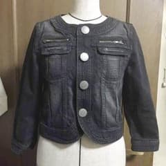 美品デニム7分袖ジャケットのサムネイル