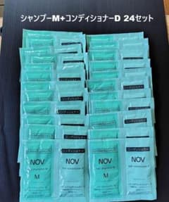 NOV　ヘアシャンプーM　ヘアコンディショナーD　24セット　　サンプルのサムネイル