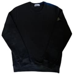 STONE ISLAND ワッペン スウェット L 黒 2022年製 - メルカリ