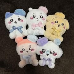 ちいかわ東京みやげ　お座りぬいぐるみ うさぎモモンガ　2点セット ちいかわ 東京みやげ お座り ぬいぐるみ ちいかわ ハチワレ うさぎ
