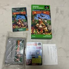 スーパーファミコン スーパードンキーコング　箱付きのサムネイル