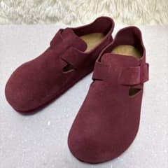 【極美品】ビルケンシュトック ロンドン スエード ワインレッド 35/22.5 極美品】ビルケンシュトック ロンドン スエード ワインレッド 35/22.5