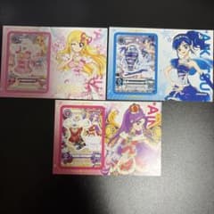 アイカツ！アンコール　いちご　あおい　美月　シールのサムネイル