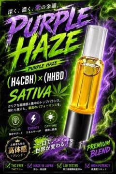 激セール！PURPLE HAZE H4CBH × HHBD リキッド 0.8mlのサムネイル