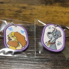 セリア ディズニー ブラインド タグキーホルダー レディ トランプ 2点セットのサムネイル