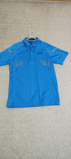 【美品LL】SRIXON by DESCENTE 半袖ポロシャツ ブルーのサムネイル