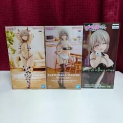 宇崎ちゃんは遊びたい！ 宇崎月 プライズフィギュア 3点セットのサムネイル