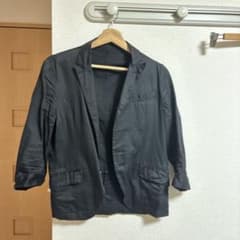 MICHEL KLEIN homme テーラードジャケット ブラック 46のサムネイル