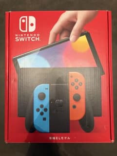 【美品】Nintendo Switch 有機ELモデル 本体＋おまけ付きのサムネイル