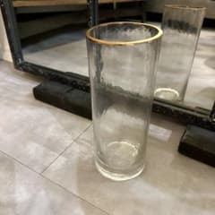 Francfranc フランフラン ゴールドリム ガラスフラワーベース Lサイズ Francfranc フランフラン ゴールドリム ガラスフラワーベース Lサイズ
