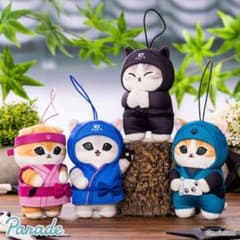 mofusand 忍者にゃん ぬいぐるみマスコットのサムネイル