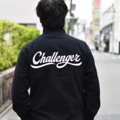 チャレンジャー CHALLENGER スウィングトップ BLACK ロゴ XL - メルカリ