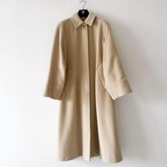 マリナリナルディ / ウールカシミヤ ロングコート ベージュ カシミア