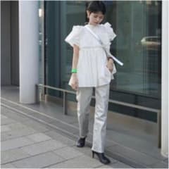 新品未使用mecre シルバー箔押しデニムのサムネイル