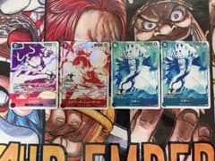ワンピースカード 4周年記念 プロモ 4枚セットのサムネイル
