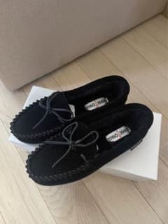 MINNETONKA ミネトンカ モカシン ブラックsize 7 24cmのサムネイル