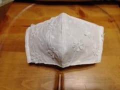 ①3D花柄刺しゅう インナーマスクのサムネイル