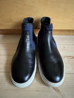 DIESEL BLACK GOLD サイドゴアブーツ41 黒 ストラップバックル DIESEL BLACK GOLD イタリア製 サイドゴアブーツ 41 - メルカリ