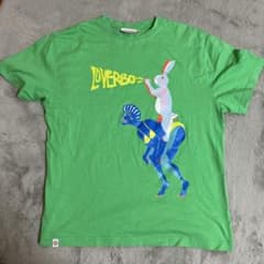 CHARLES JEFFREY LOVERBOY グリーンTシャツのサムネイル