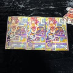 【サイン付き】紅林珠璃セニョリータシェヘラスカート アイカツ PR 3枚セットのサムネイル