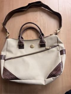 Orobianco 2wayバッグ ベージュ ブラウンのサムネイル