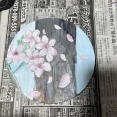 桜を描いた手描きアート作品のサムネイル
