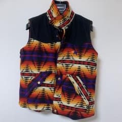 AVIATOR NATION PENDLETONリバーシブルコーデュロイ ベストのサムネイル