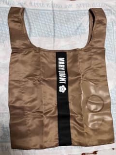MARY QUANT ブラウンエコバッグ 付属品ありのサムネイル