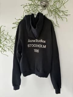 Acne Studios ロゴフーディーセーター Black xxsのサムネイル