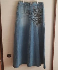 のぶ様専用♪ロングデニムスカートのサムネイル