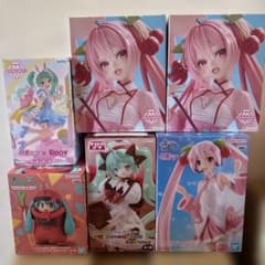 初音ミク フィギュア 6体まとめ売りのサムネイル
