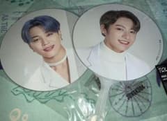 BTS MOS 公式グッズ　うちわ　ジミン　ジョングク　ジミン　グク　JM JKのサムネイル