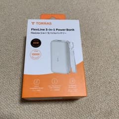TORRAS FlexLine 3-in-1 Cube モバイルバッテリー - メルカリ