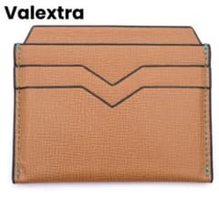 Valextra ヴァレクストラ カードケース 名刺入れ レザー ブラウン