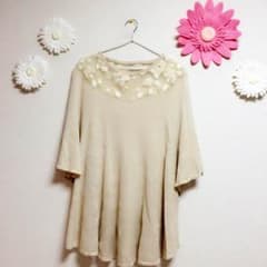 snidel フラワー刺繍春ニットのサムネイル