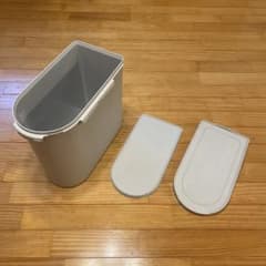 Tupperware キッチンキーパー　米びつ グレー 楕円形 m43198725970_1.jpg?1749989549