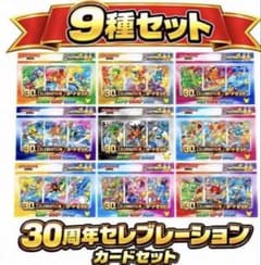 30th CELEBRATION 9種セットARカードのみのサムネイル