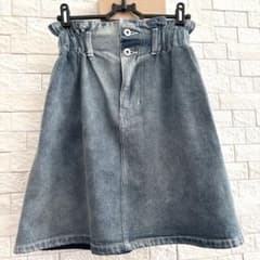 【OLIVE des OLIVE 】デニム　台形　スカートFサイズのサムネイル