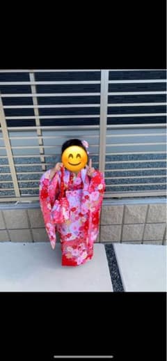七五三着物セット（女の子　三歳用）のサムネイル