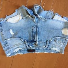 ダチュラDATURA☆デニムショートパンツ ダメージのサムネイル