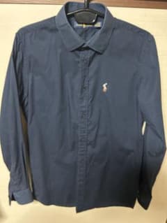 Ralph Lauren ネイビー 長袖シャツ 15 34/35のサムネイル
