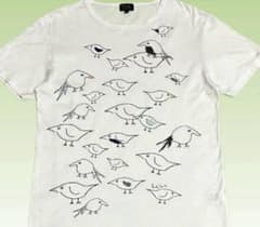 Paul Smith Tシャツ バード 手書き プリント 半袖　激安
